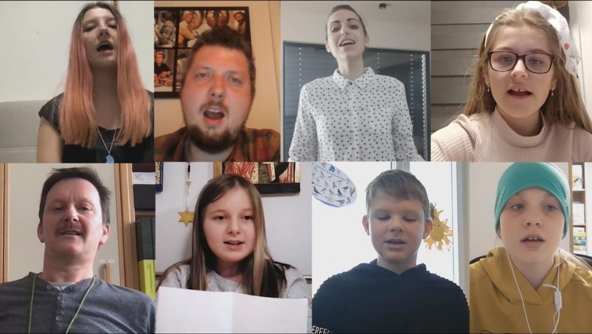 MS Egger-Lienz: Miteinander Singen trotz Corona