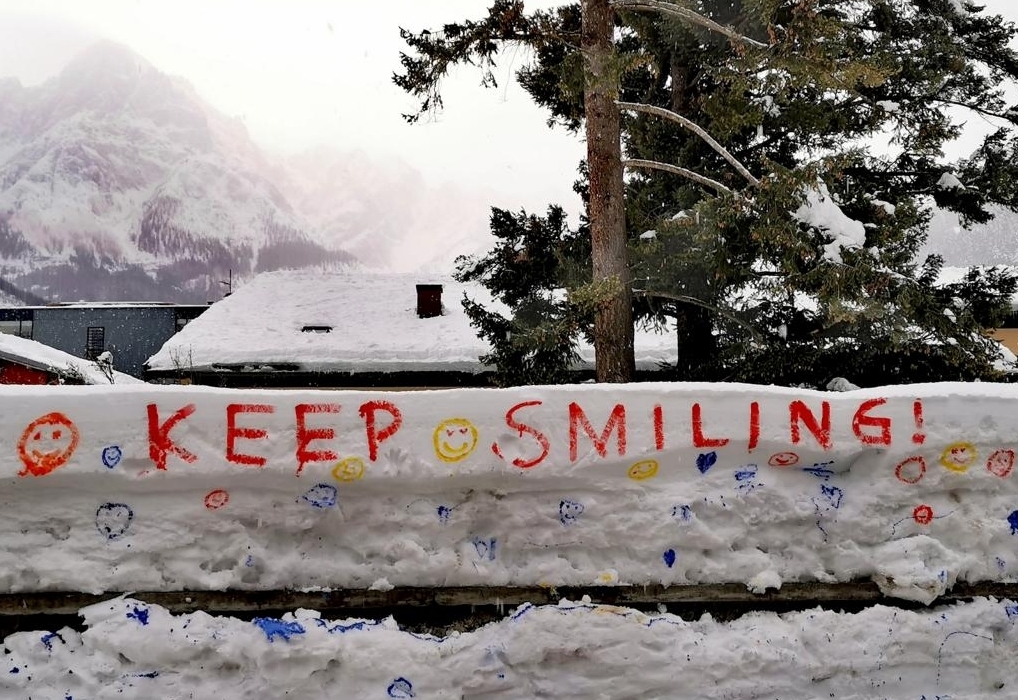 Lienzer Volksschule bringt Passanten zum L&auml;cheln