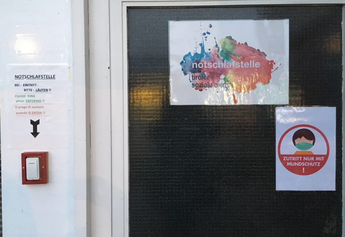 Winter-Notschlafstelle in Lienz ist wieder ge&ouml;ffnet