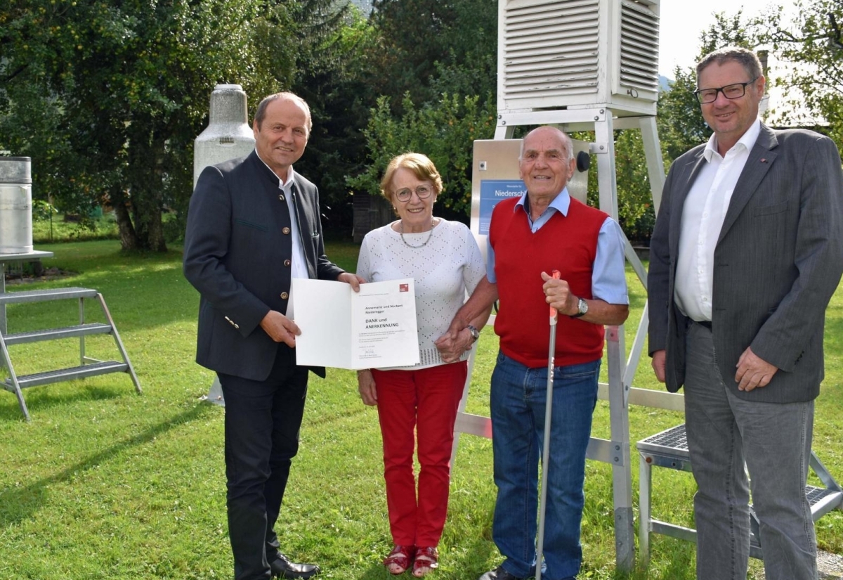 Sillianer Paar seit 60 Jahren im Dienste der Hydrographie 