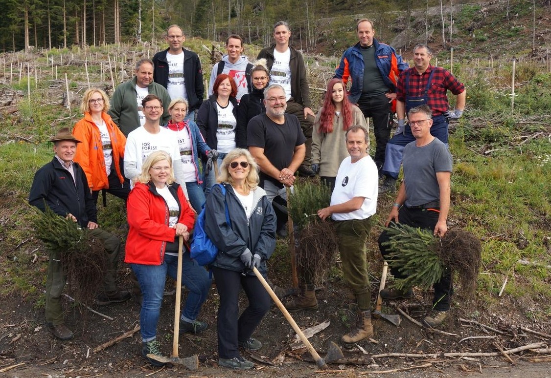 Aufforstung im Gitschtal 