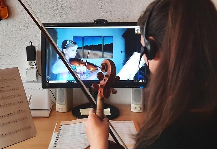 Musikunterricht  im in den eigenen vier W&auml;nden 