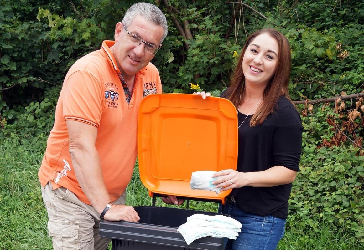 Gratis-Windeltonne f&uuml;r Spittaler Familien