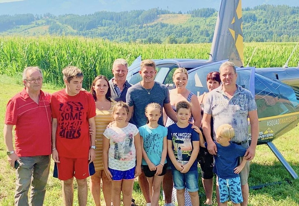 Hubschrauberflug f&uuml;r Fabian