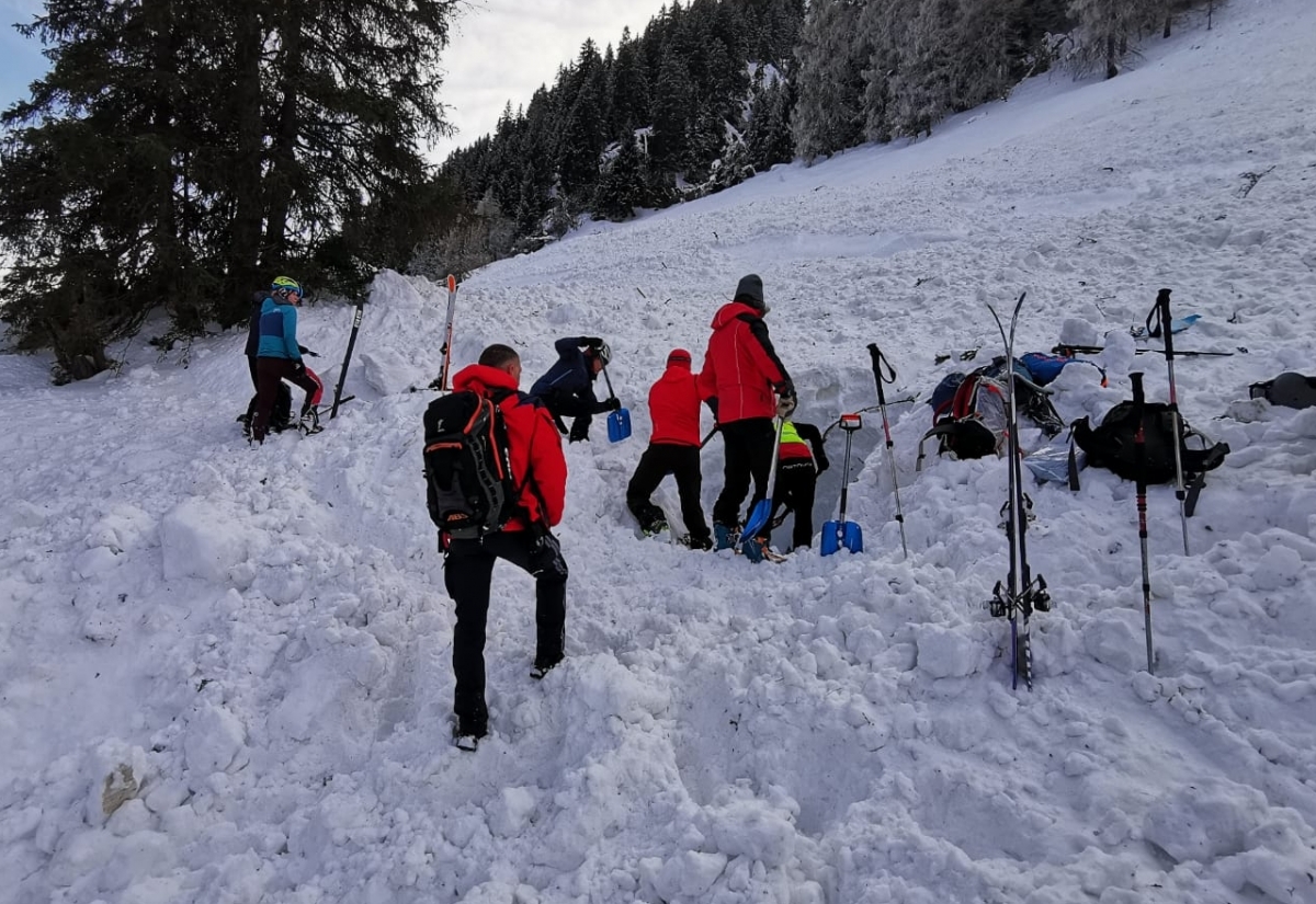 Lawinenabgang am Gmeineck