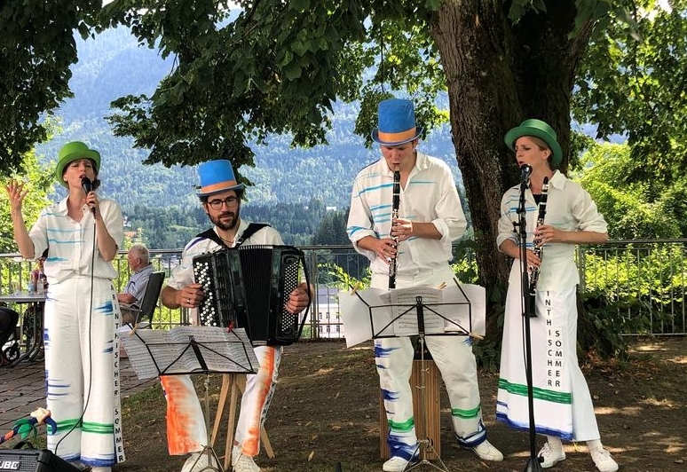Ensemble Klakradl begeisterte in der Gailtal-Klinik
