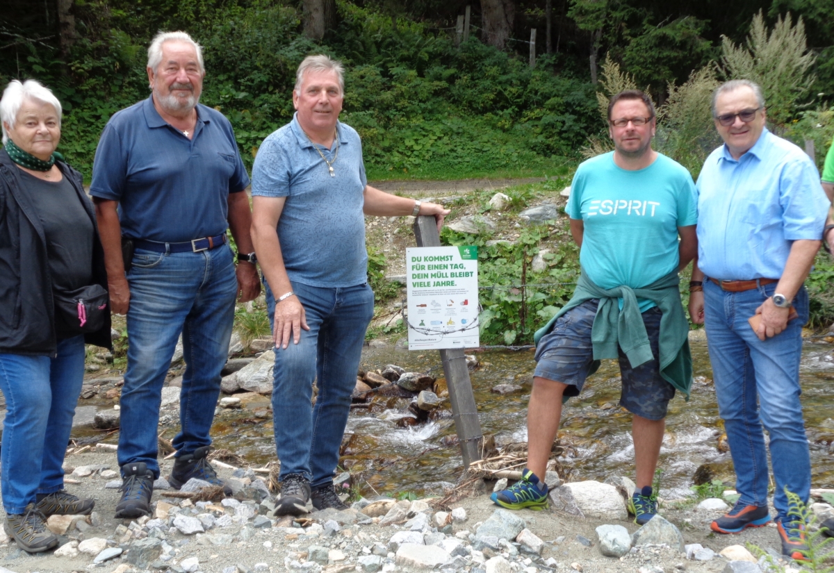 Hintereggen Bach ist nun sauber