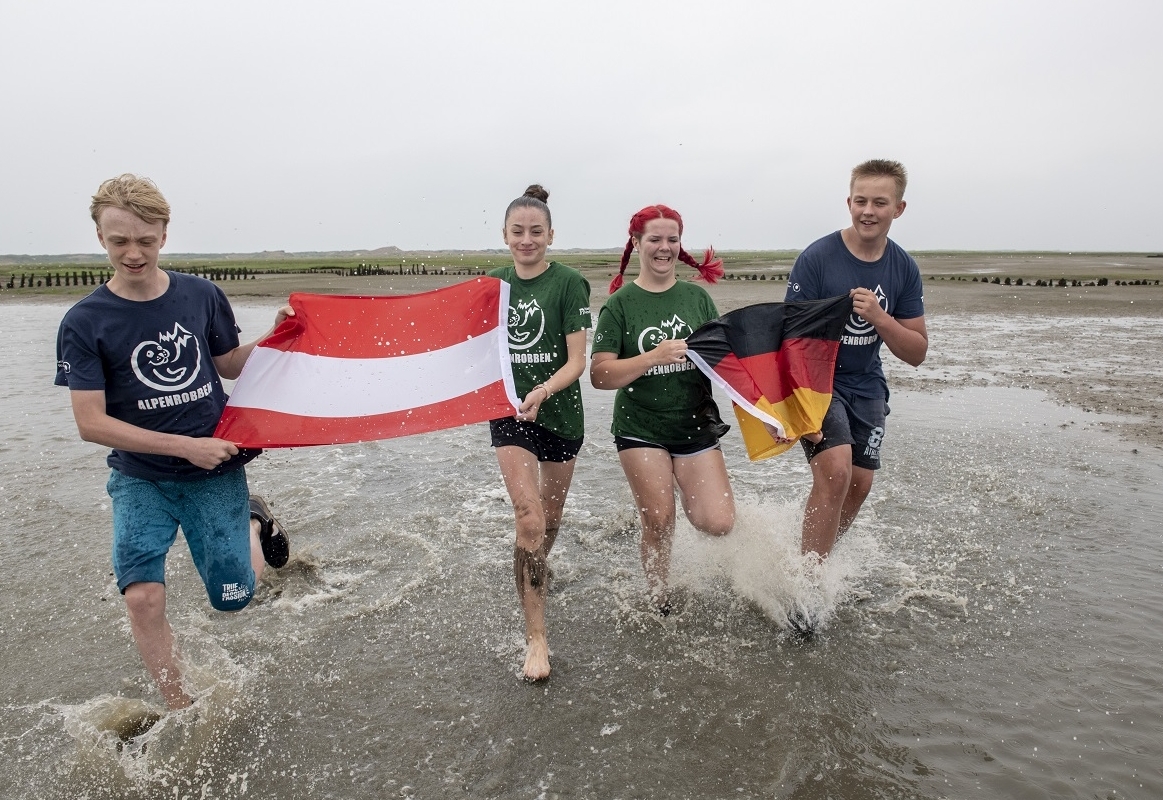 K&auml;rntner &bdquo;Alpenrobben&ldquo; am Wattenmeer