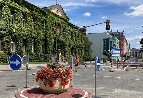 Baubeginn f&uuml;r den 2. &bdquo;Minikreisverkehr&ldquo; 