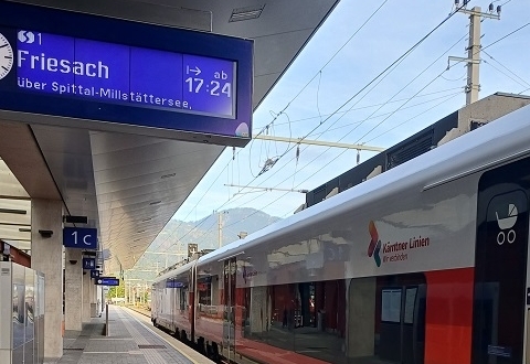 Schienenersatzverkehr zwischen Spittal und Lienz