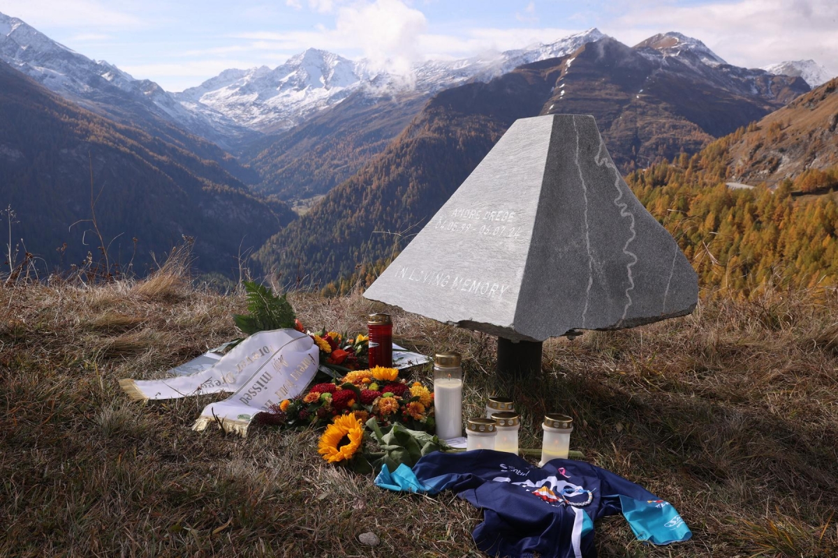 Gedenkstein f&uuml;r Andr&eacute; Drege am Gro&szlig;glockner