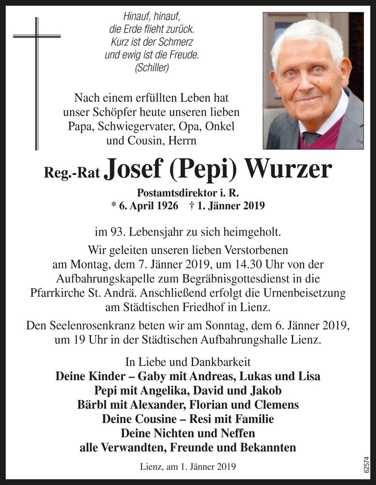 RR Josef Wurzer