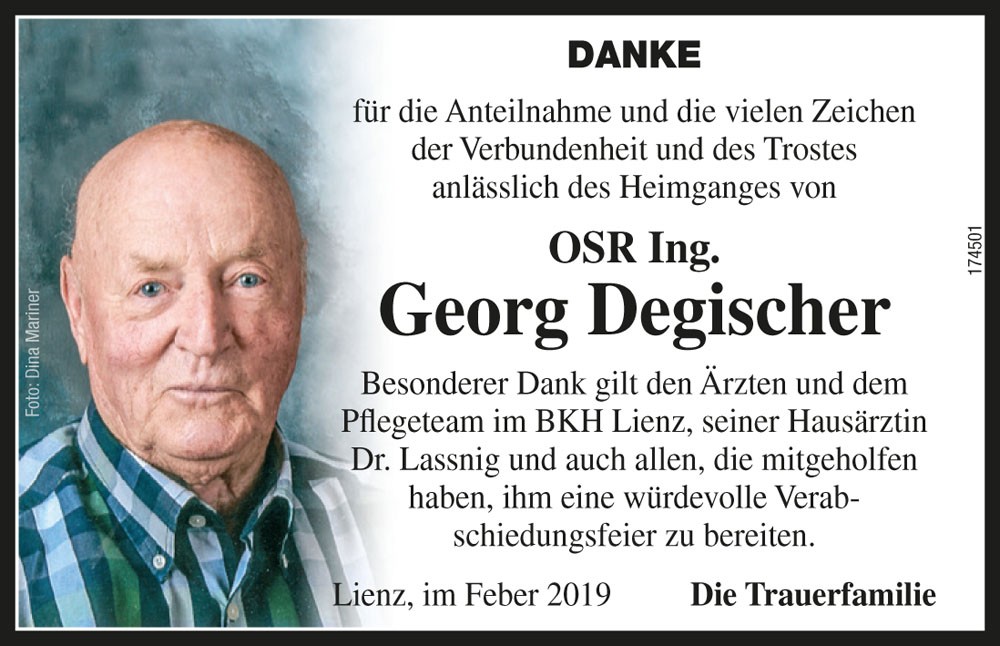 OSR Ing. Georg Degischer