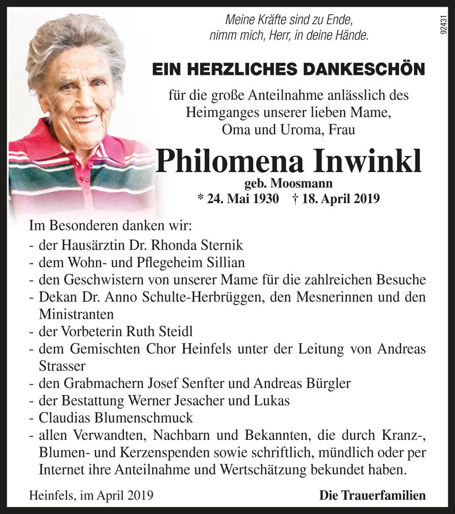 Philomena Inwinkl