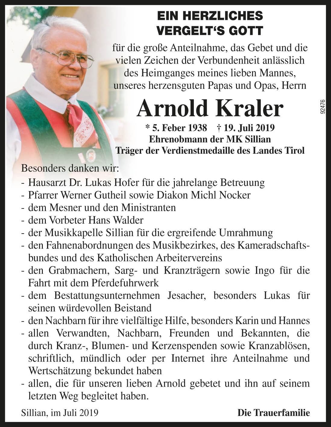 Arnold Kraler