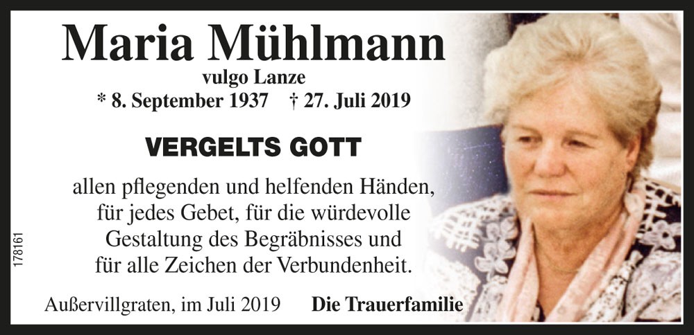 Maria M&uuml;hlmann