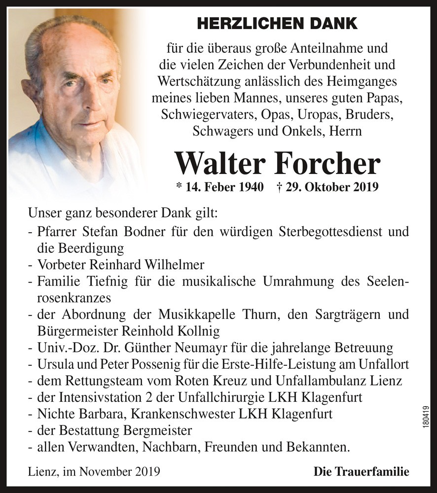Walter Forcher