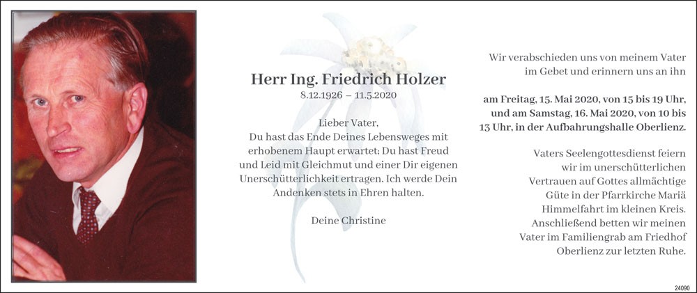 Ing. Friedrich Holzer