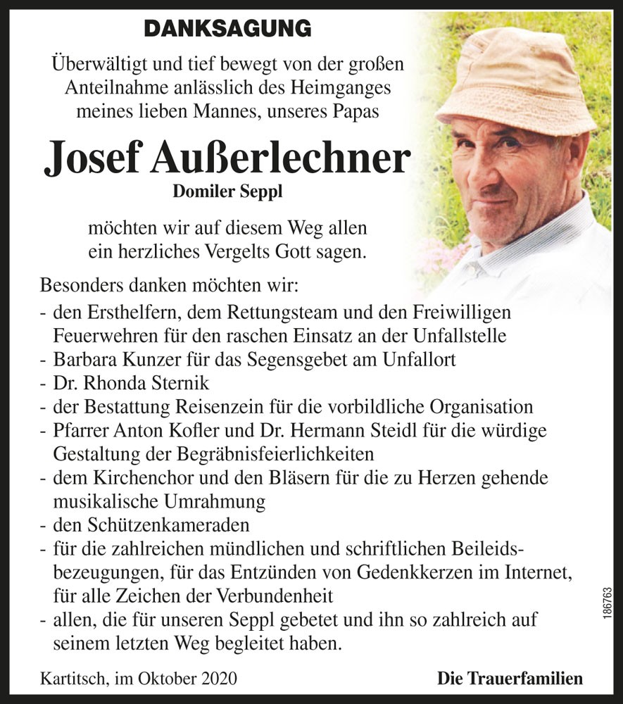 Josef Au&szlig;erlechner, vlg. Domiller