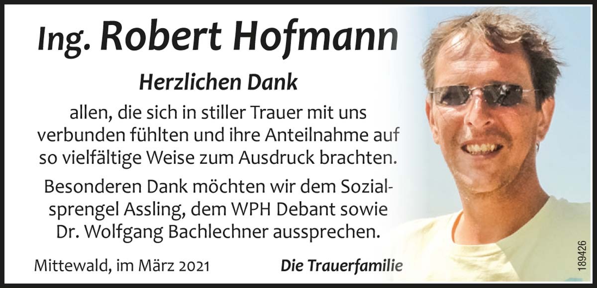 Ing. Robert Hofmann