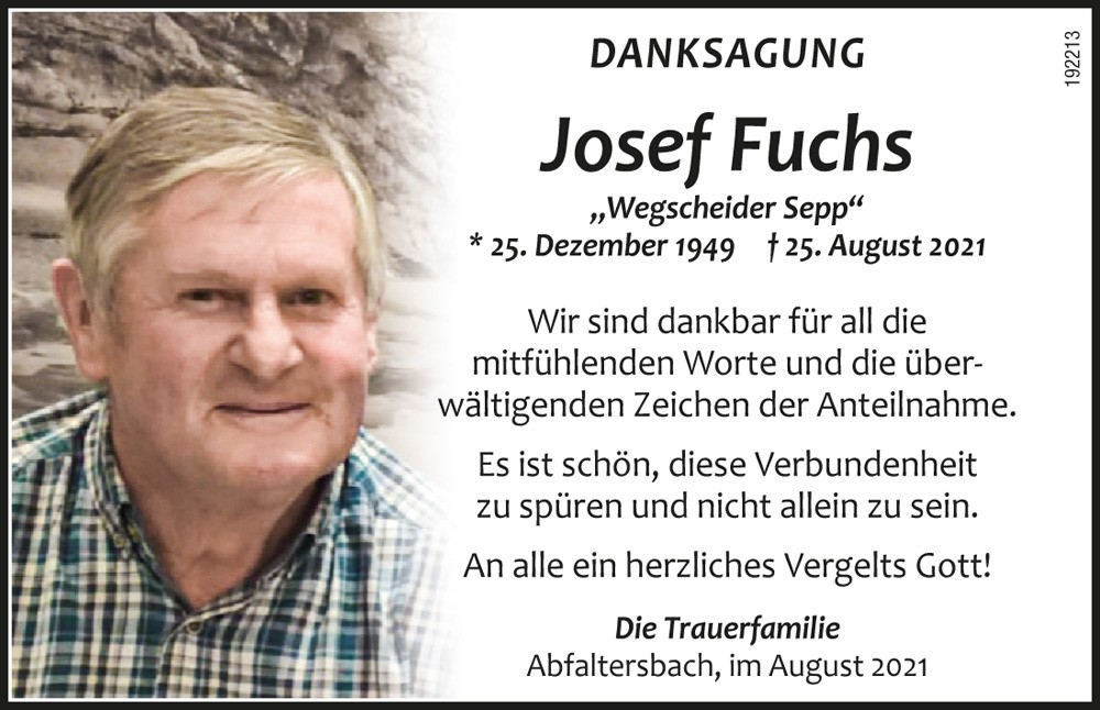 Josef Fuchs, "Wegscheider Sepp"