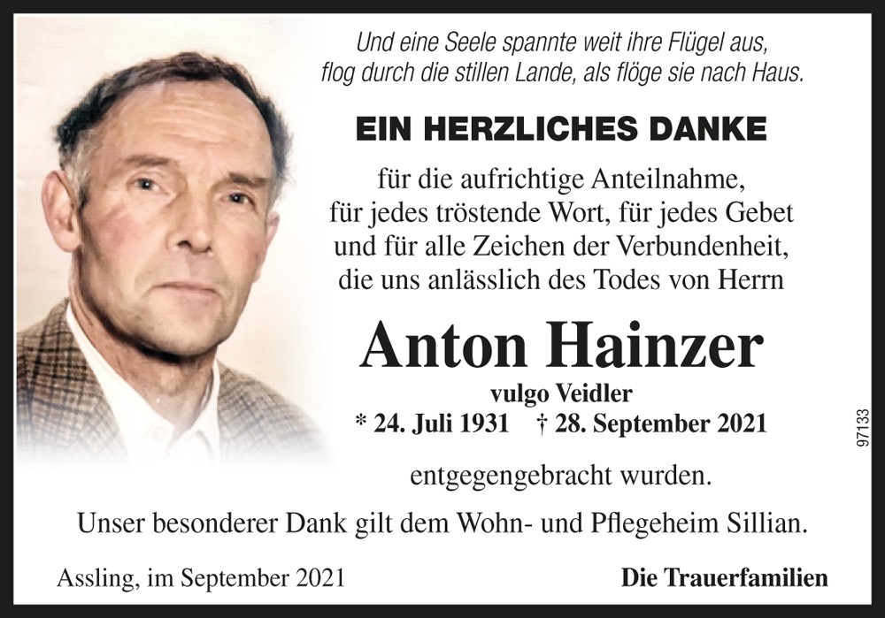 Anton Hainzer, vlg. Veidler
