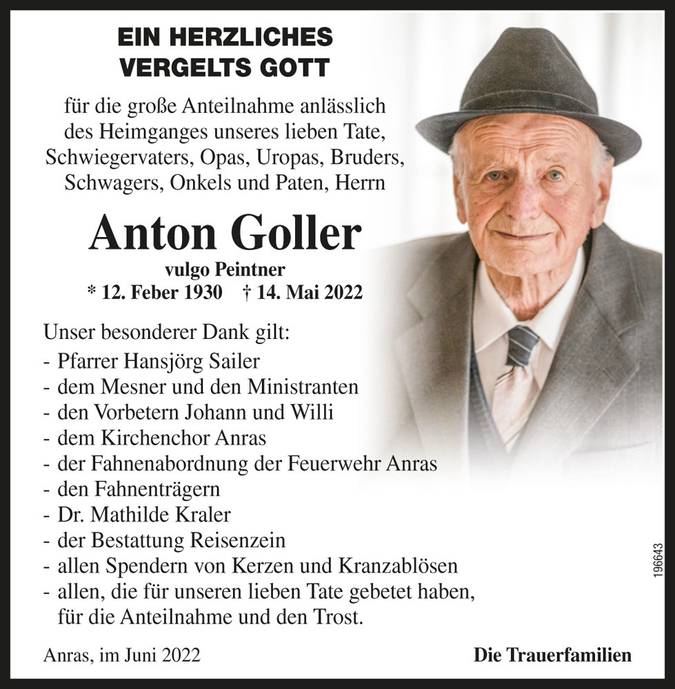 Anton Goller, vlg. Peintner