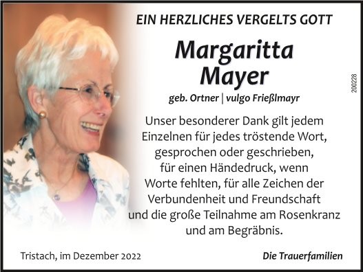 Margaritta Mayer
