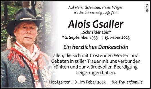 Alois Gsaller