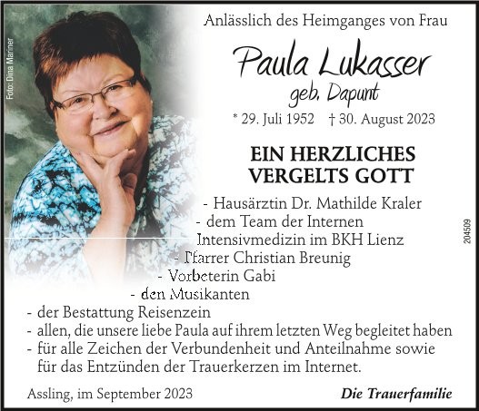 Lukasser Paula