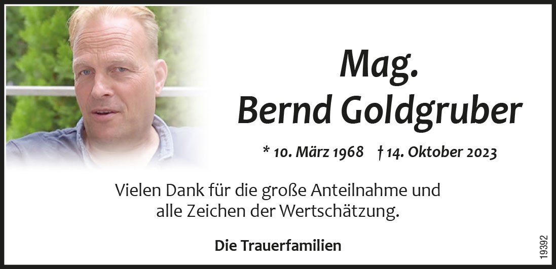 Mag. Bernd Goldgruber