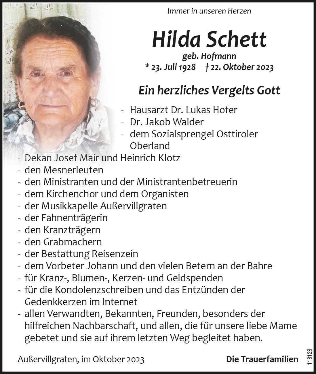 Hilda Schett