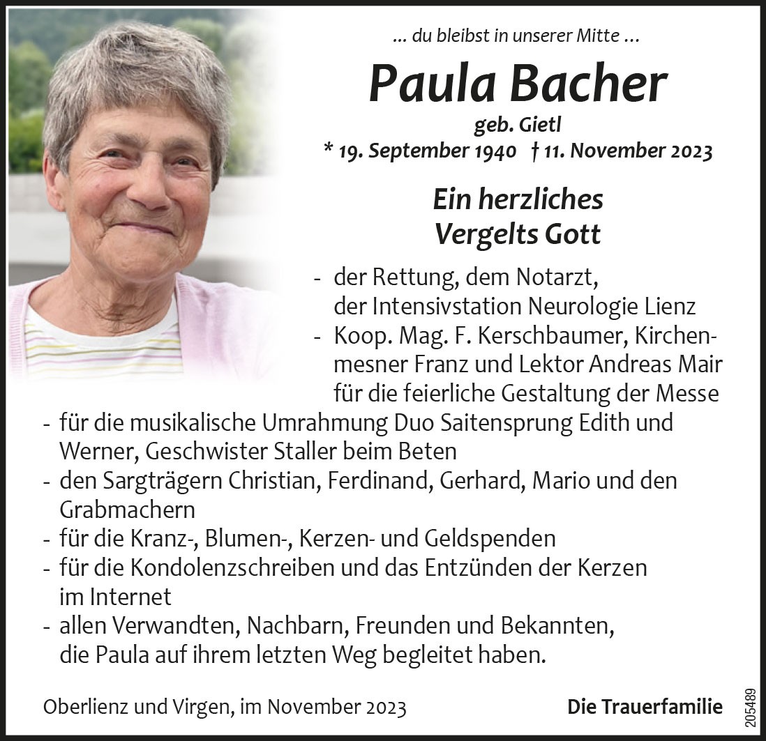 Paula Bacher