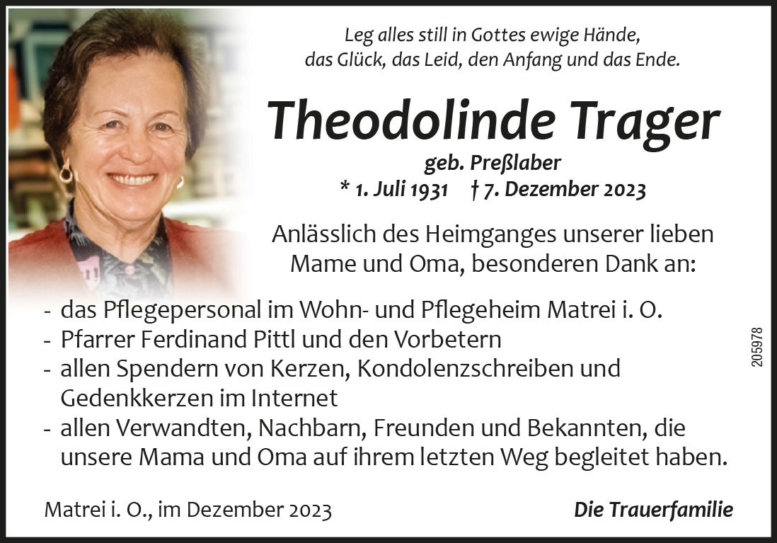 Theodolinde Trager