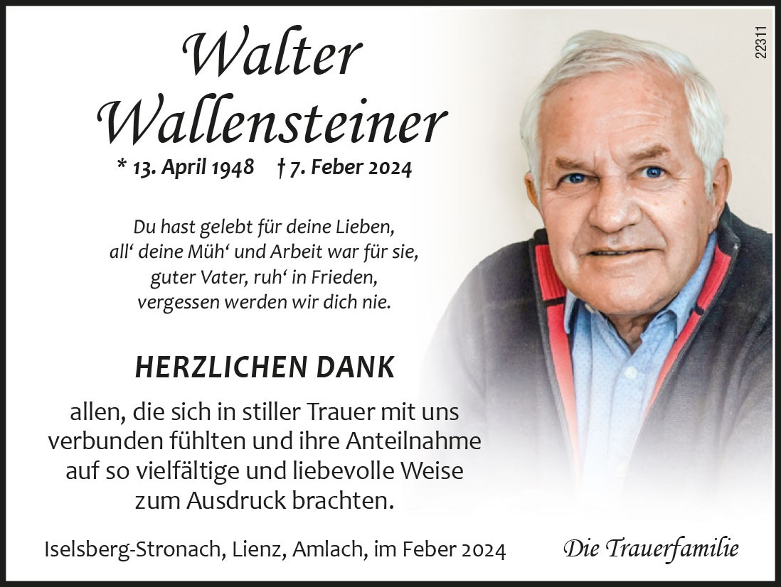Walter Wallensteiner