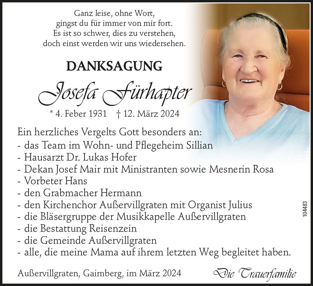 F&uuml;rhapter Josefa