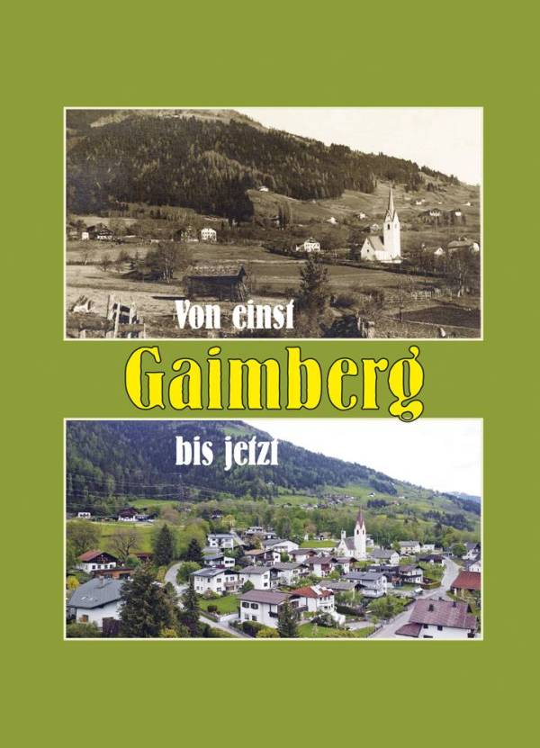 Buchcover - GAIMBERG – Von einst bis jetzt