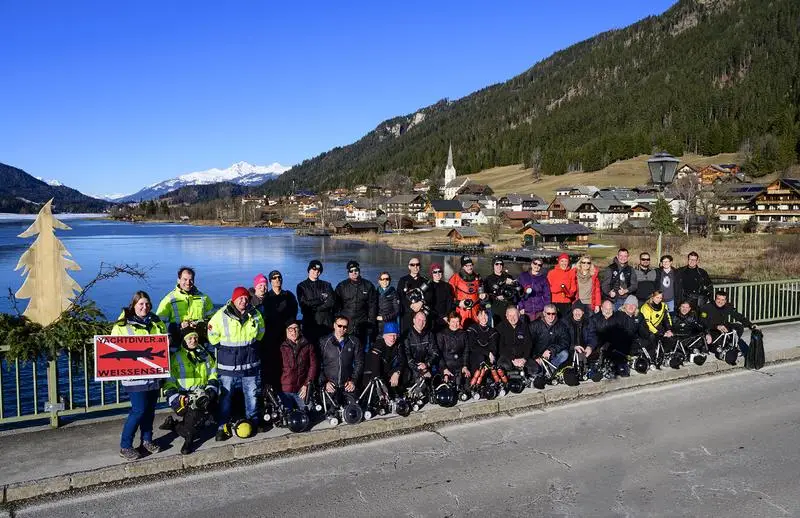 Erstmals wurden die Unterwasser Foto Days am Weißensee ausgetragen, diesmal unter dem Eis. Foto: Harald Hois