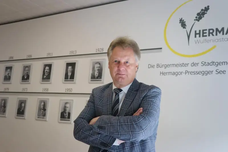 Leopold Astner ist 2009 in der Gemeindepolitik Hermagors tätig,