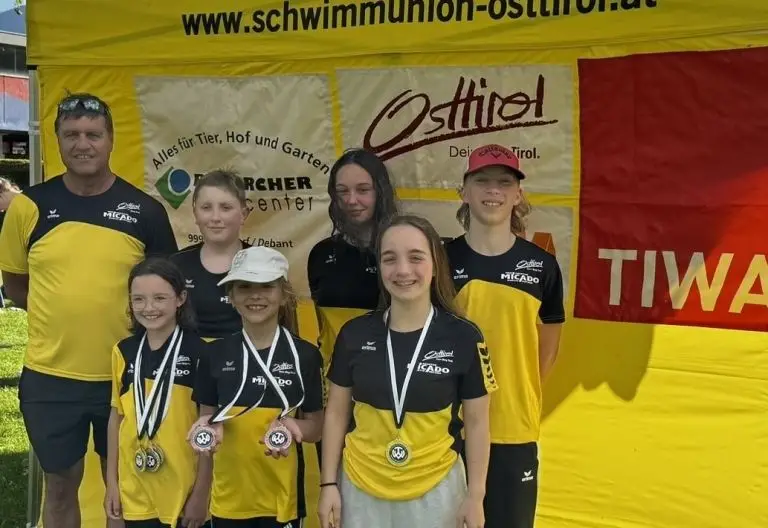16 Medaillen für SU Osttirol Innsbruck Swim Meeting