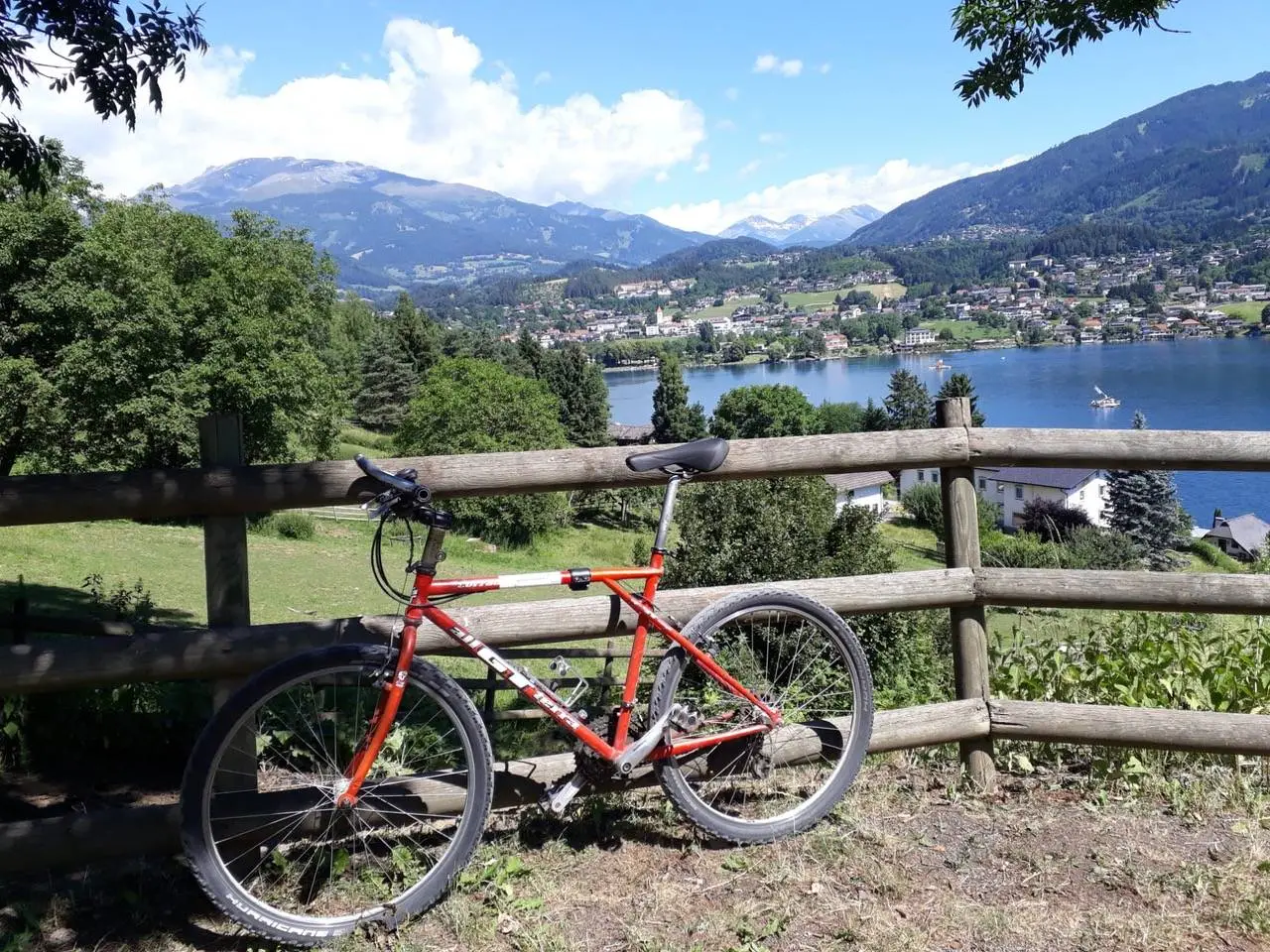 Das Fahrrad - überabeitet von der Firma More in Spittal - steht bereit.