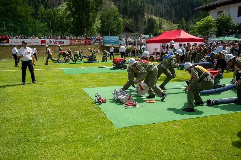 Höchstleistung beim Fire Cup. Foto: LFV Tirol/Manuel Würteberger