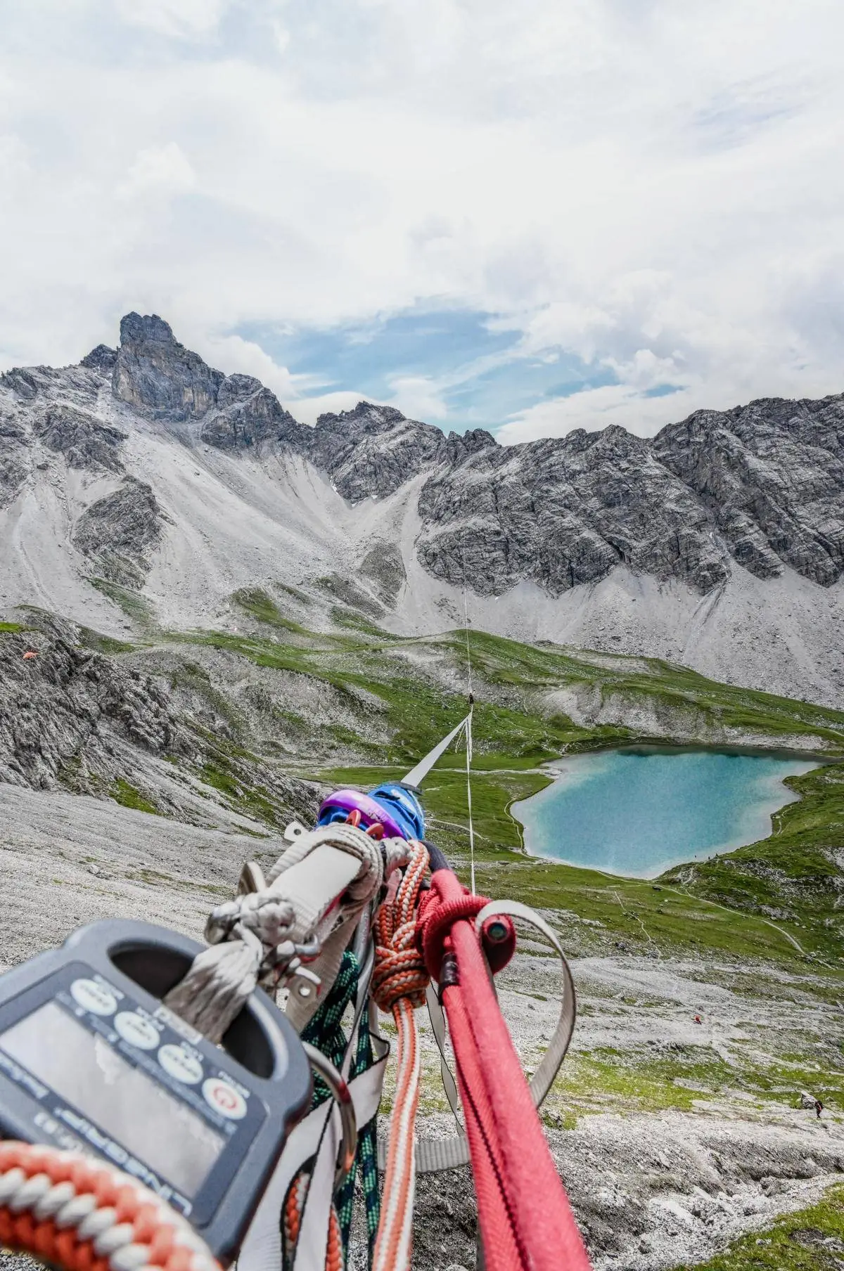 Die Gruppe war mit alpinen Bedingungen vertraut und im Aufbau geschult.