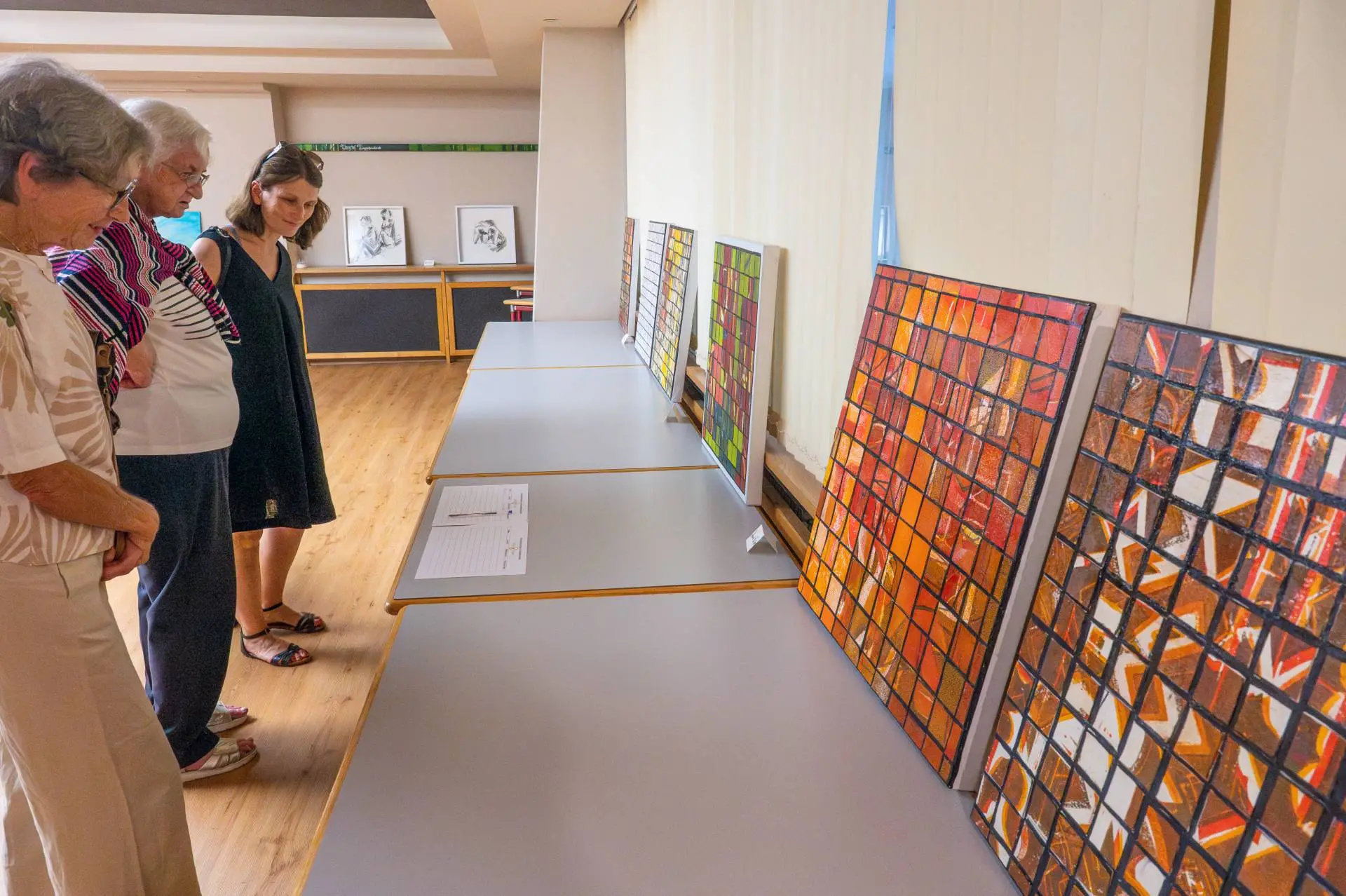 Besucher im Moserhof.