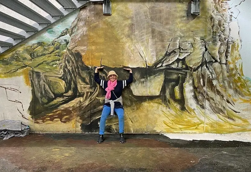 Europäische Kunstwände am Mölltaler Gletscher