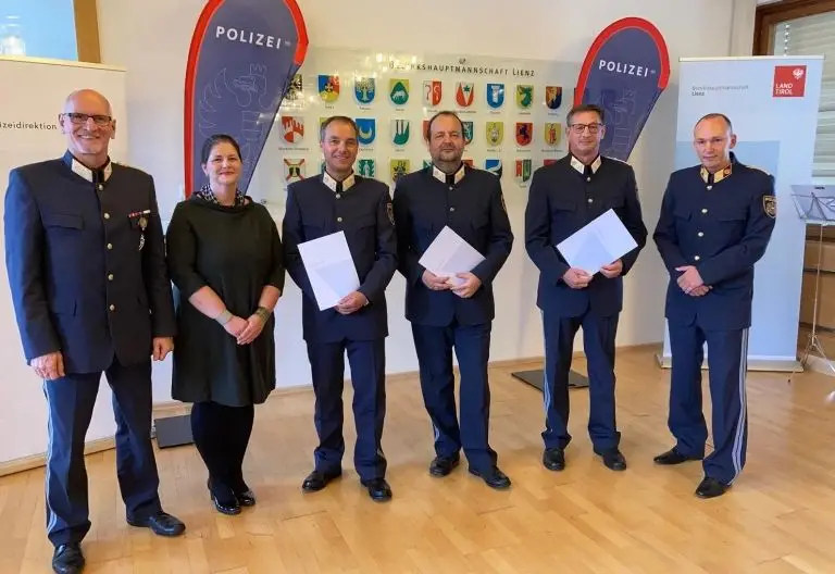Dekrete für neue Führungsriege der Polizei in Osttirol