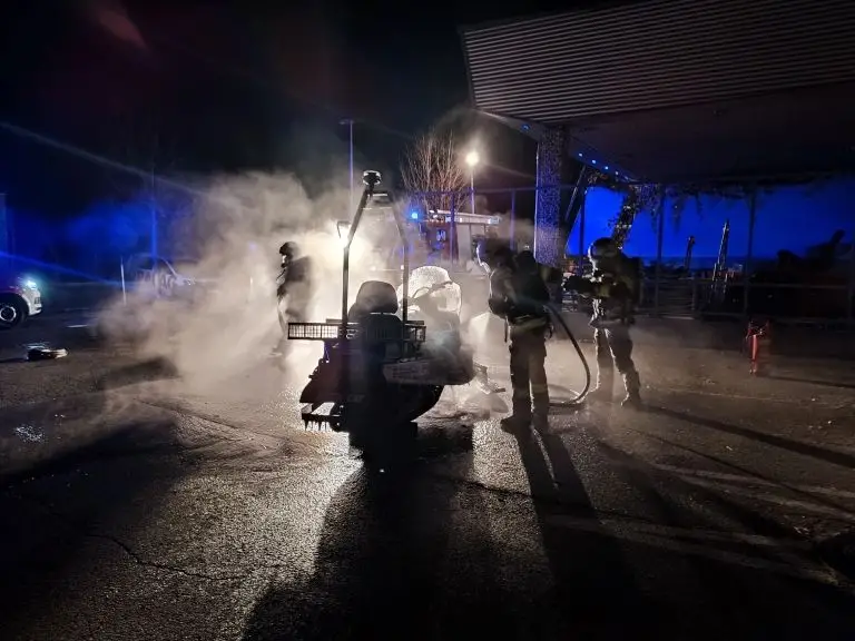 In Lagerhalle in Debant brannte ein Elektro-Skidoo