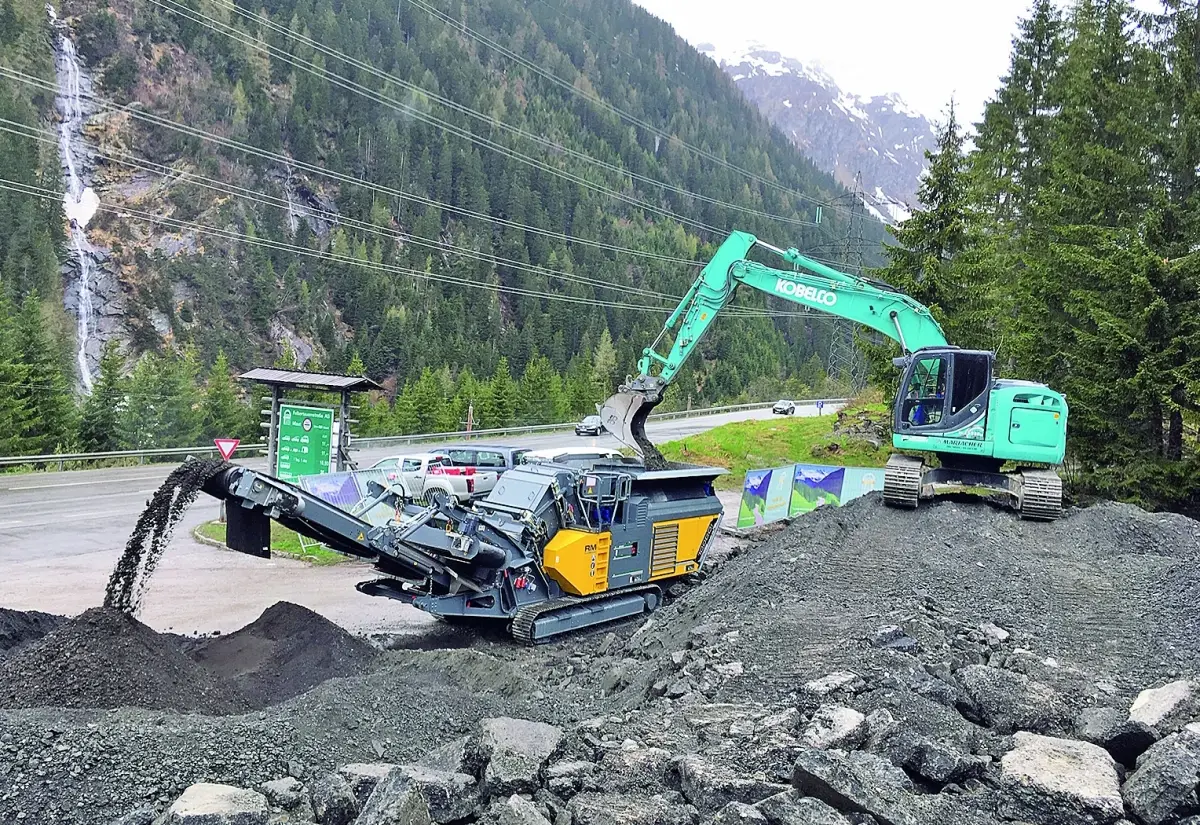 Effektive Wiederverwertung von Baurestmassen