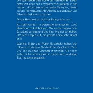 Buch-Rückseite - Verlust der Heimat