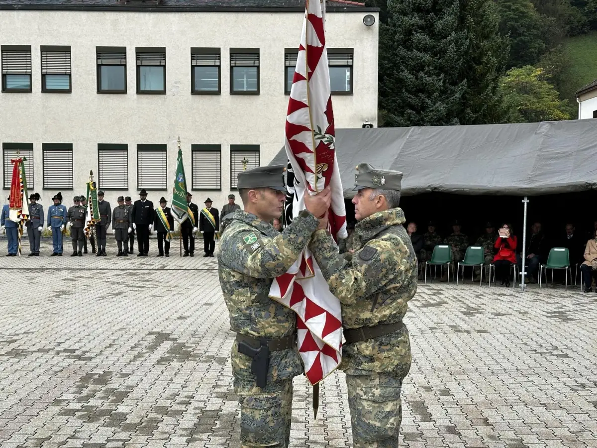 Kommandoübergabe beim Jägerbataillon 24 in Lienz